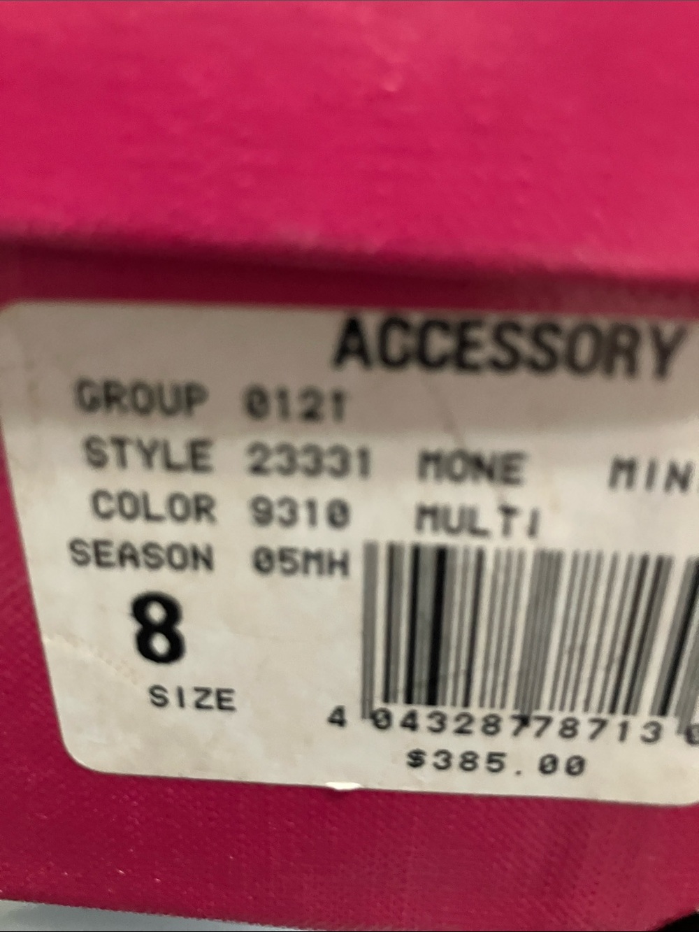 New 38 Escada Shoes Pink White Yellow Orange Green - Picture 11 of 11